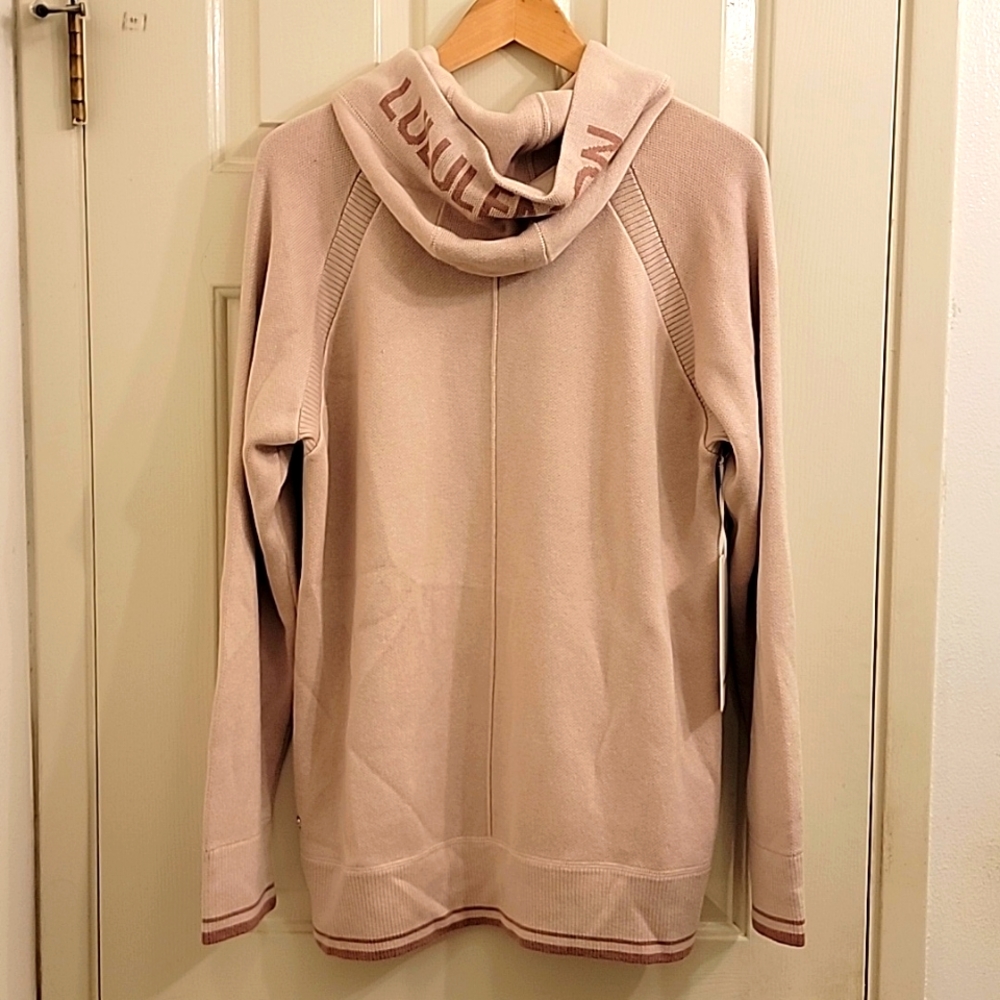 LULULEMON Soothe Away Sweater Hoodie Knit Cashlu Fabric Kangaroo Pocket Oversize